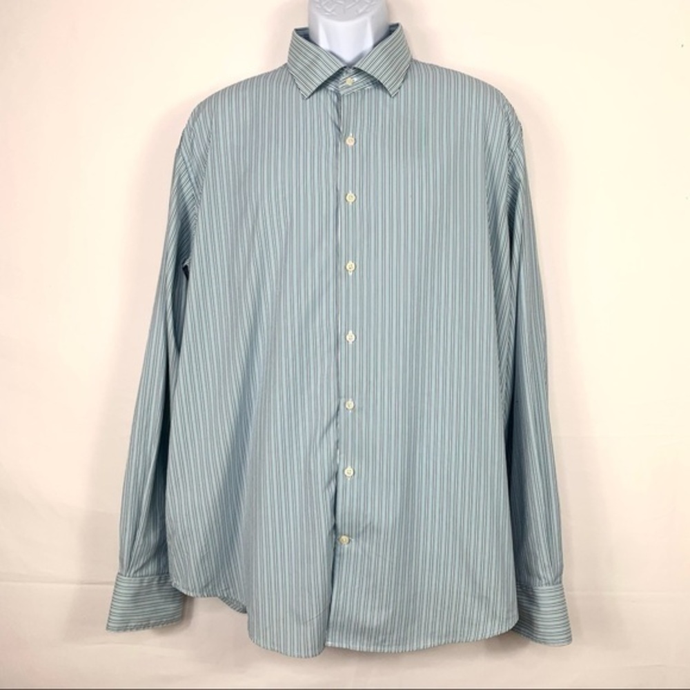 PETER MILLAR Men’s shirt Buttons Down striped XL